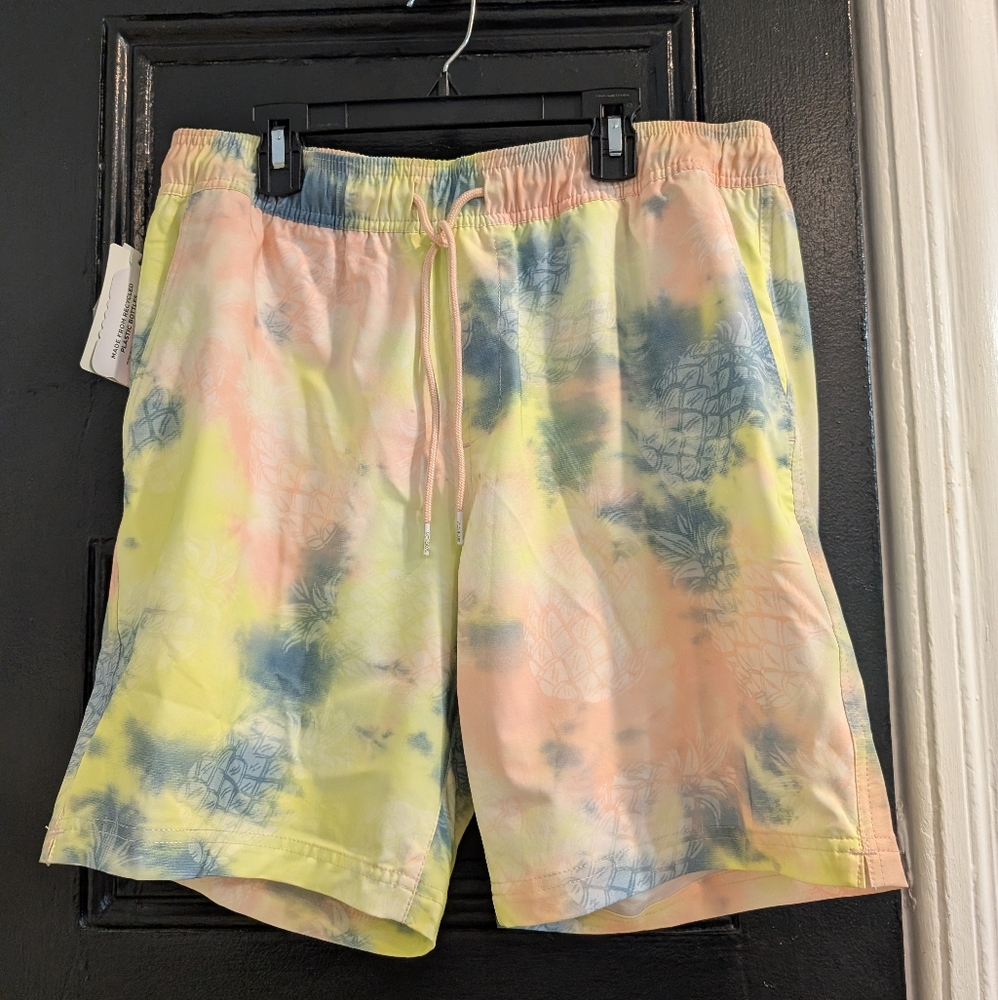 Blue Crown Shorts Volley Bathing Suit Men's BNWT